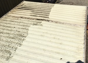 Cleaning Caravan Roof Curlewis