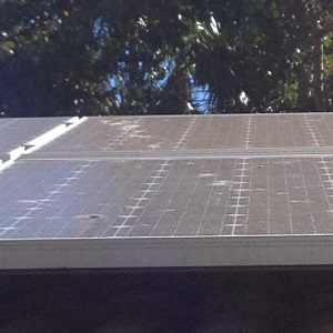 Dirty solar panels geelong